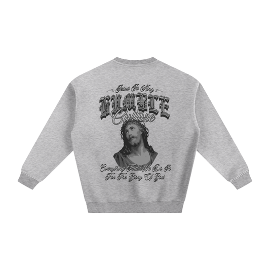 HUMBLE CULTURE JESUS IS KING CREWNECK